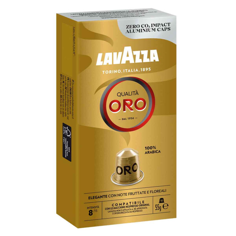 LAVAZZA ALLUMINIO COMP: NESPRESSO QUALITA ' ORO 30 PZ.
