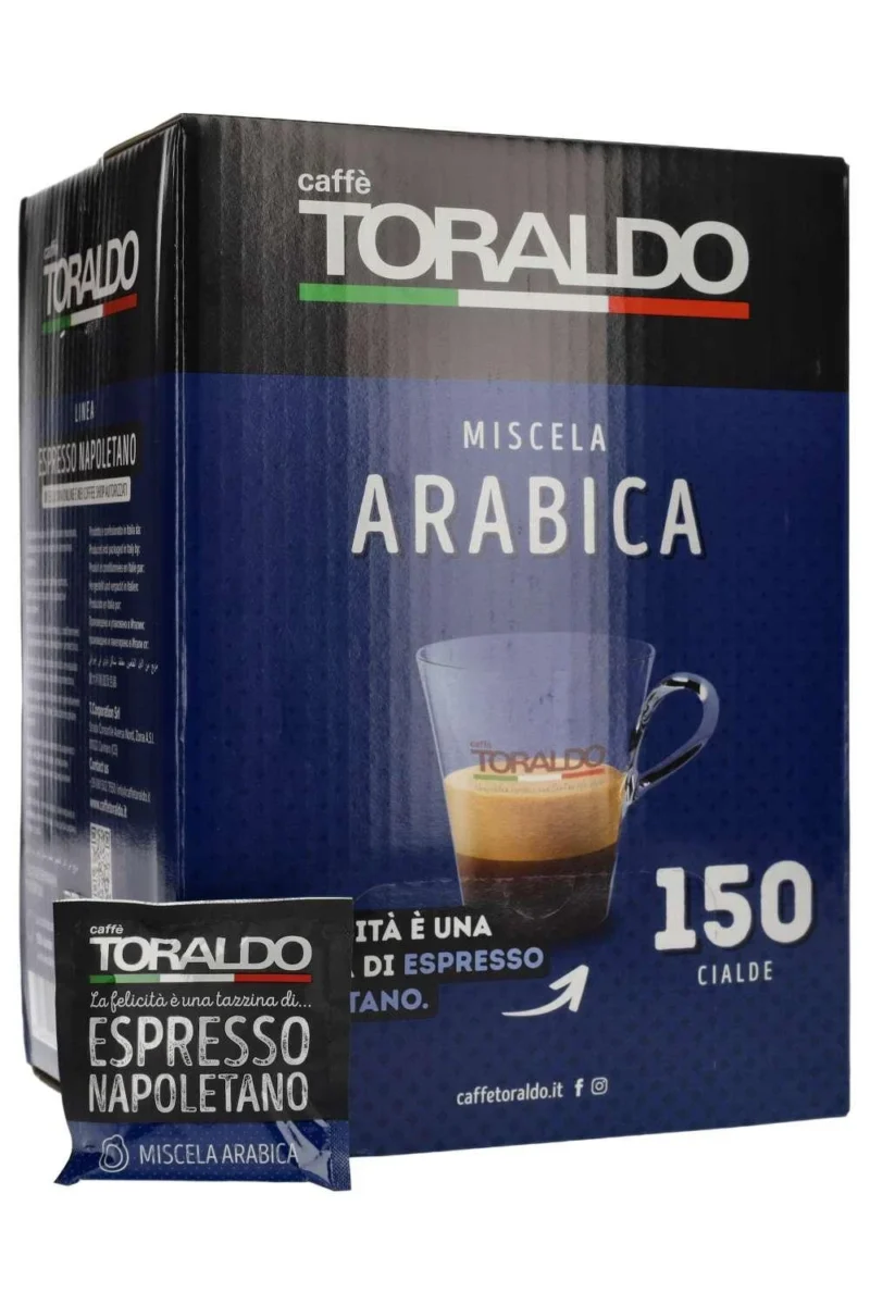 TORALDO CIALDE  ESPRESSO NAPOLETANO ARABICA 150 PZ